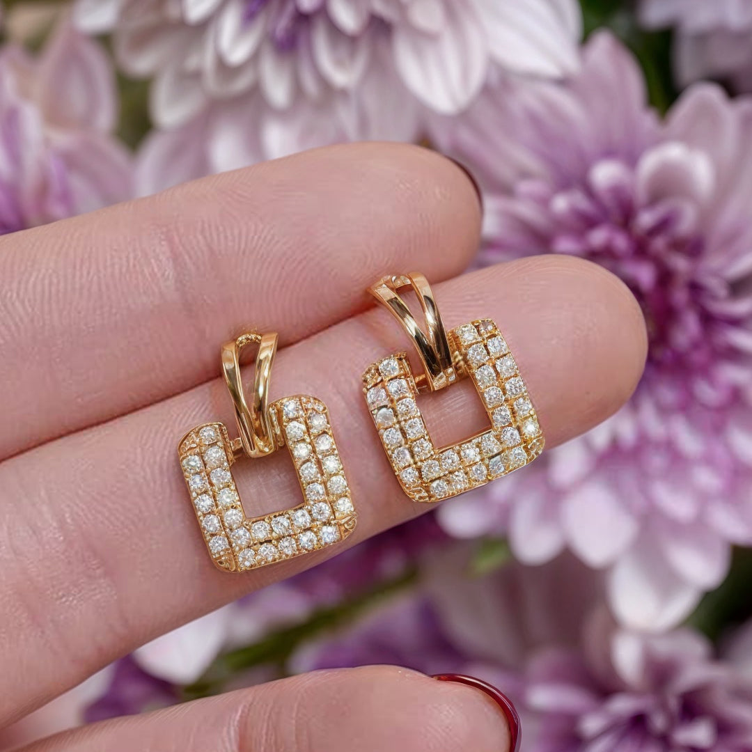 Rhinestones Earrings