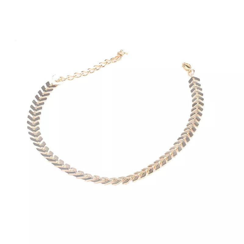 Golden Strip Single Anklet or Bracelet