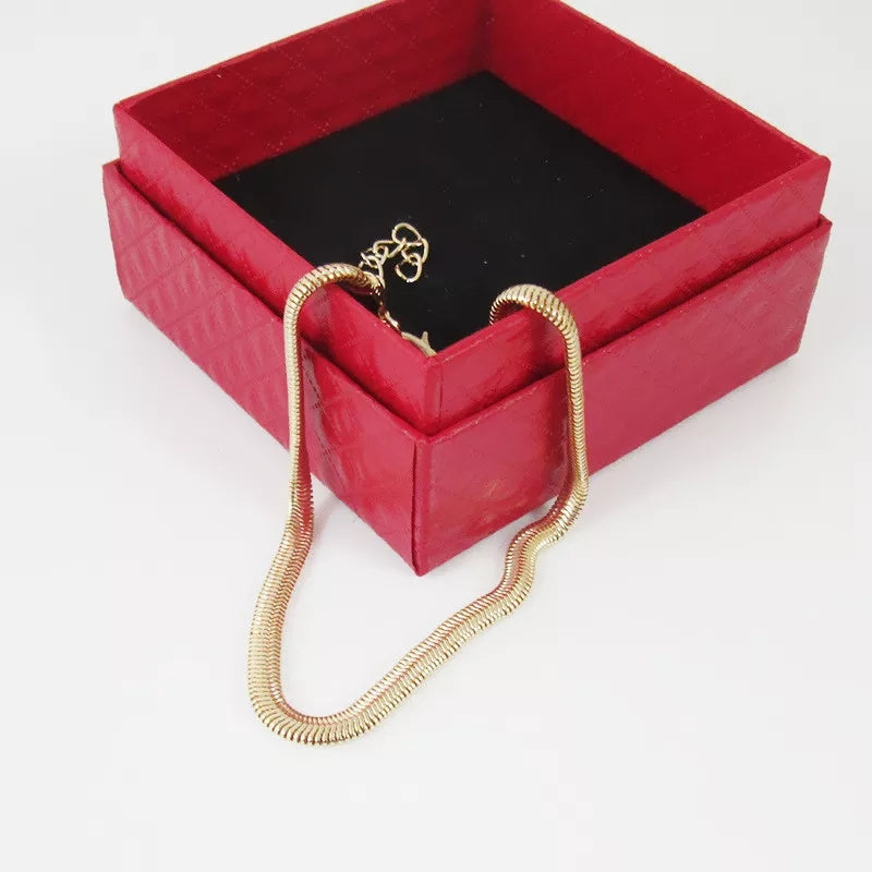 Golden Bold Strip Glossy Anklet or Bracelet