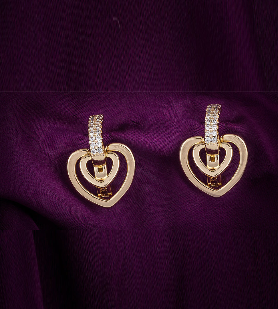 Heart Hoop Earrings