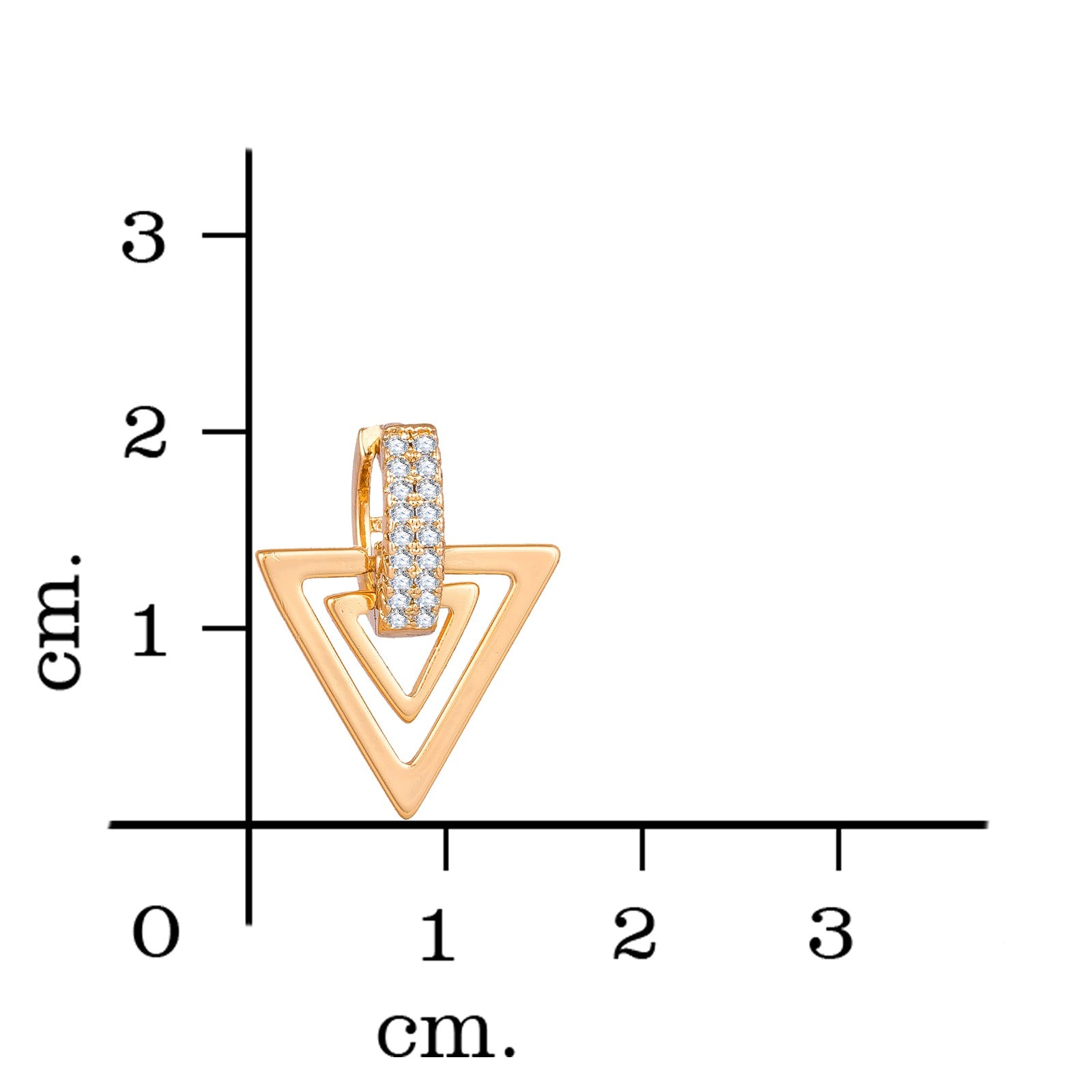 Triangle Hoop Earrings