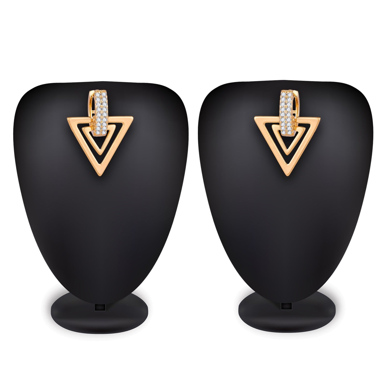 Triangle Hoop Earrings