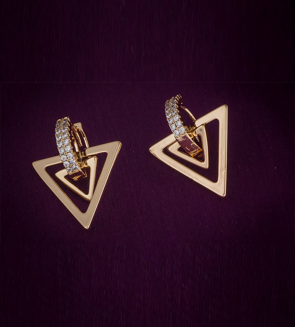 Triangle Hoop Earrings