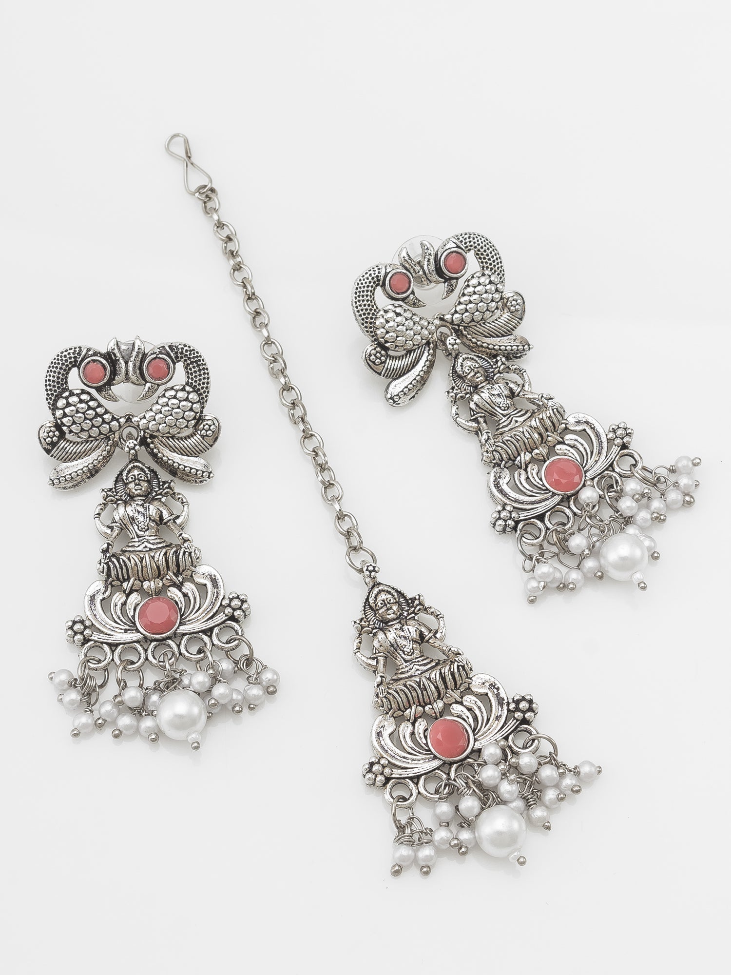 Oxidised Temple Necklace