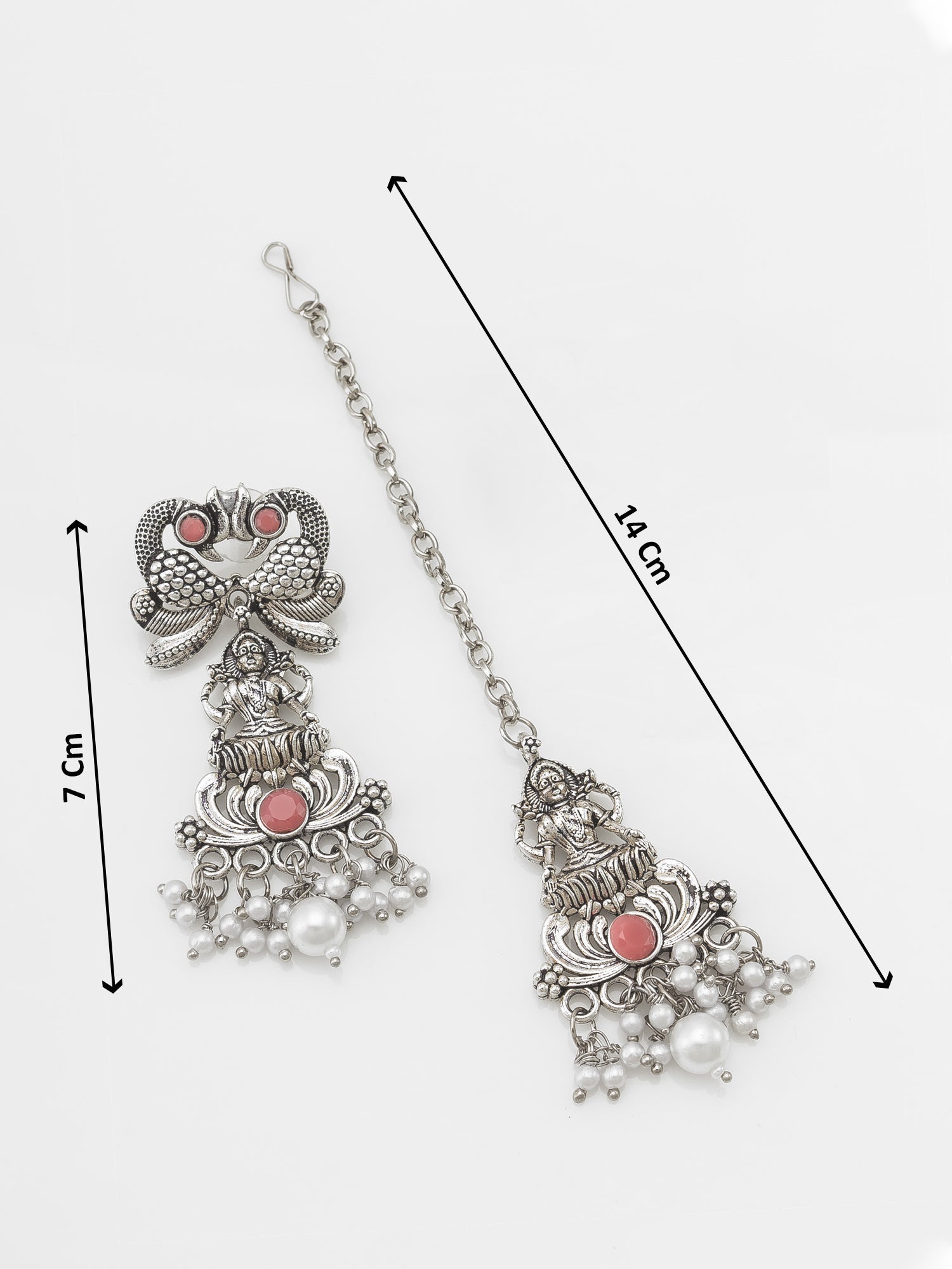 Oxidised Temple Necklace