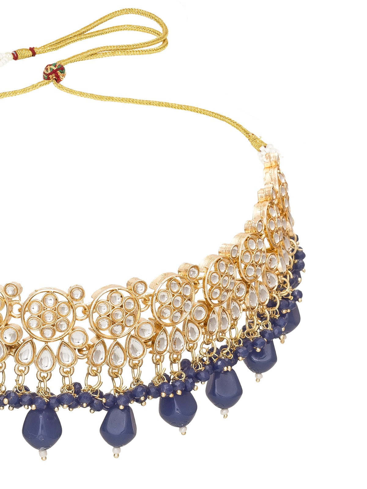 Brass Kundan necklace