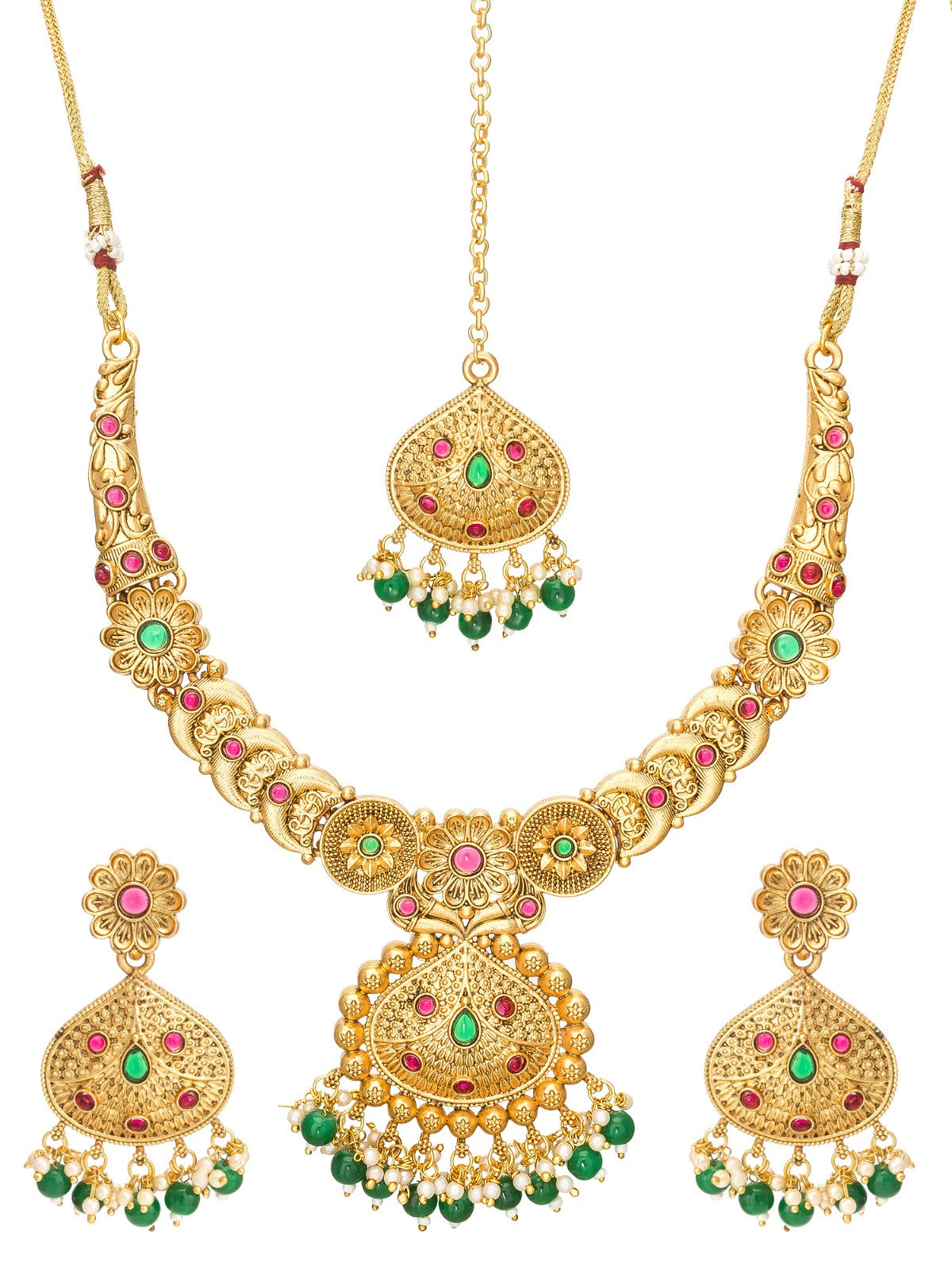 Gold plated necklace