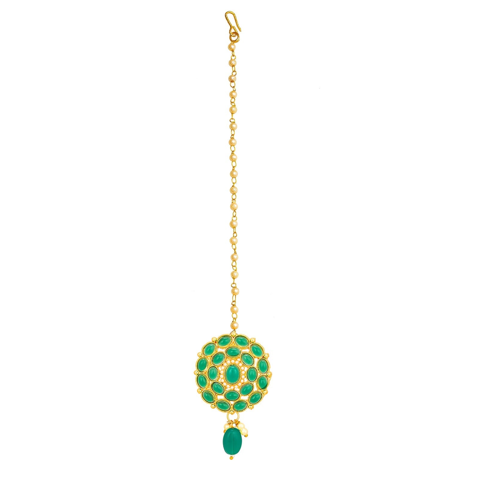 Green Contras Necklace
