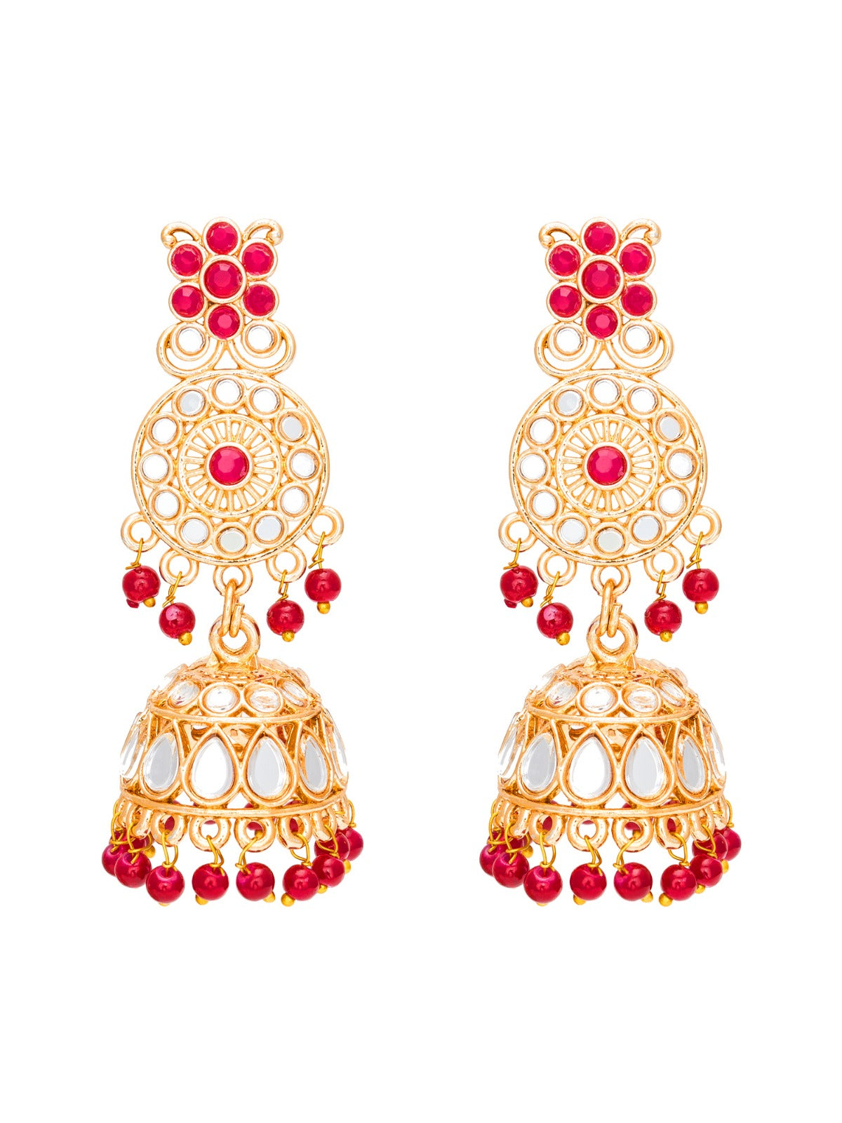 Red Meenakari Necklace