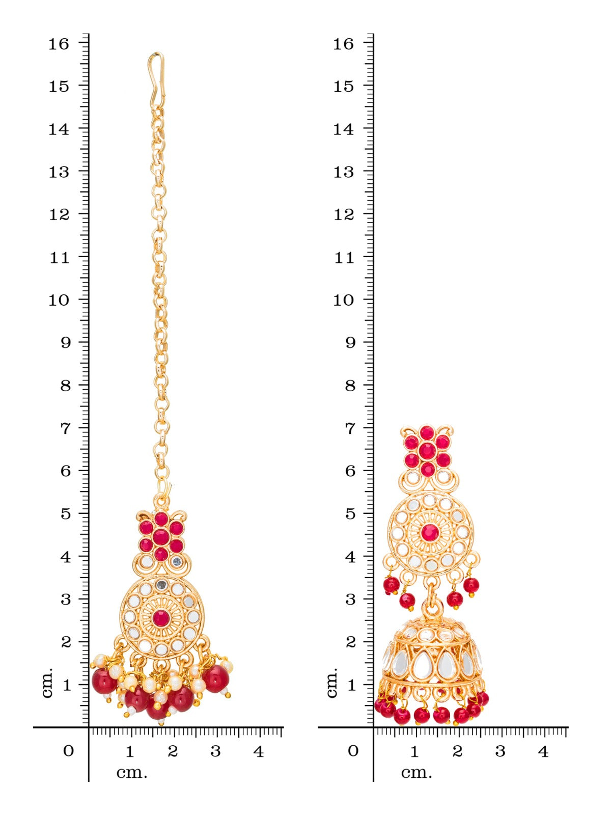 Red Meenakari Necklace