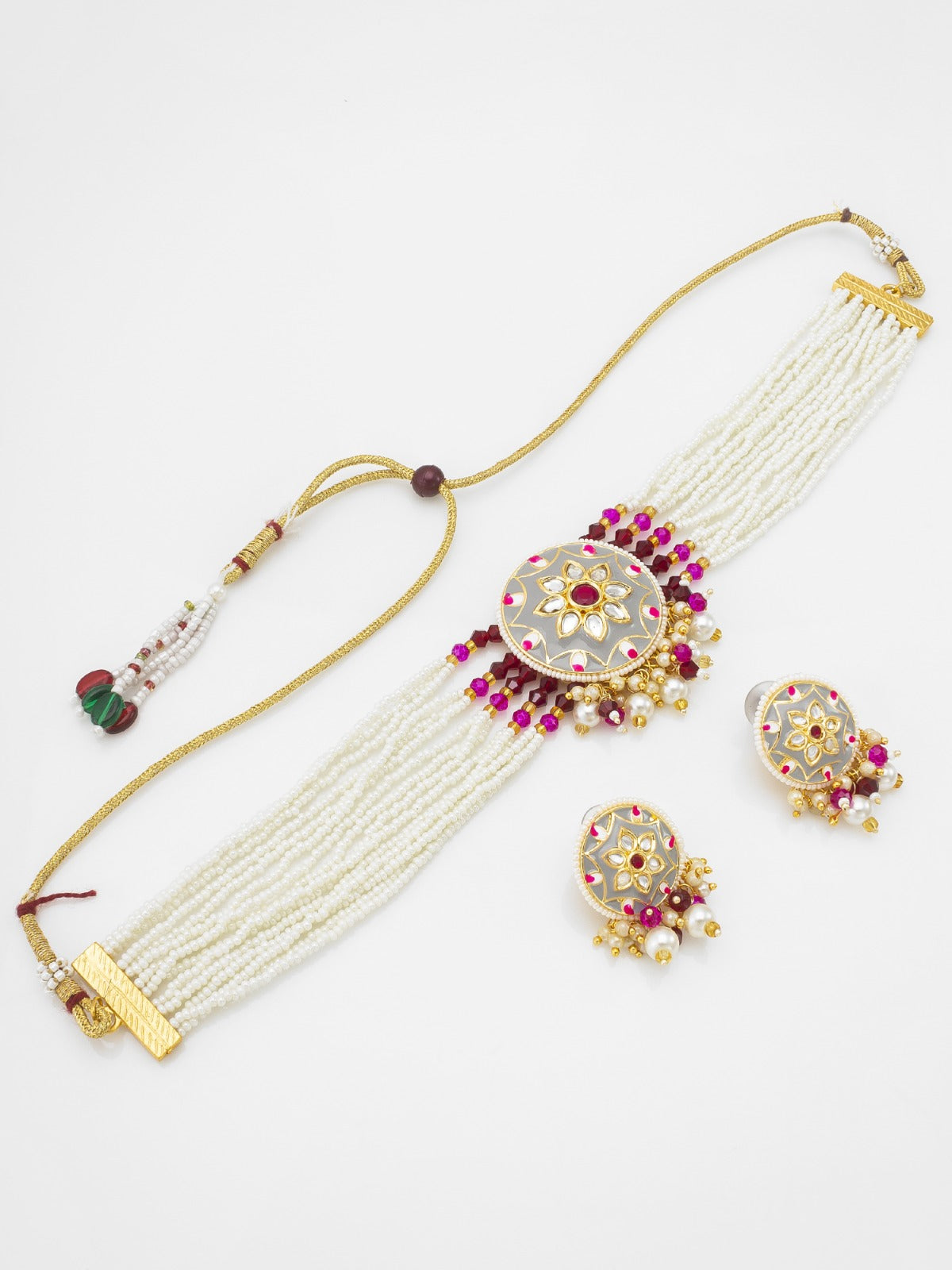 Pink chocker necklace