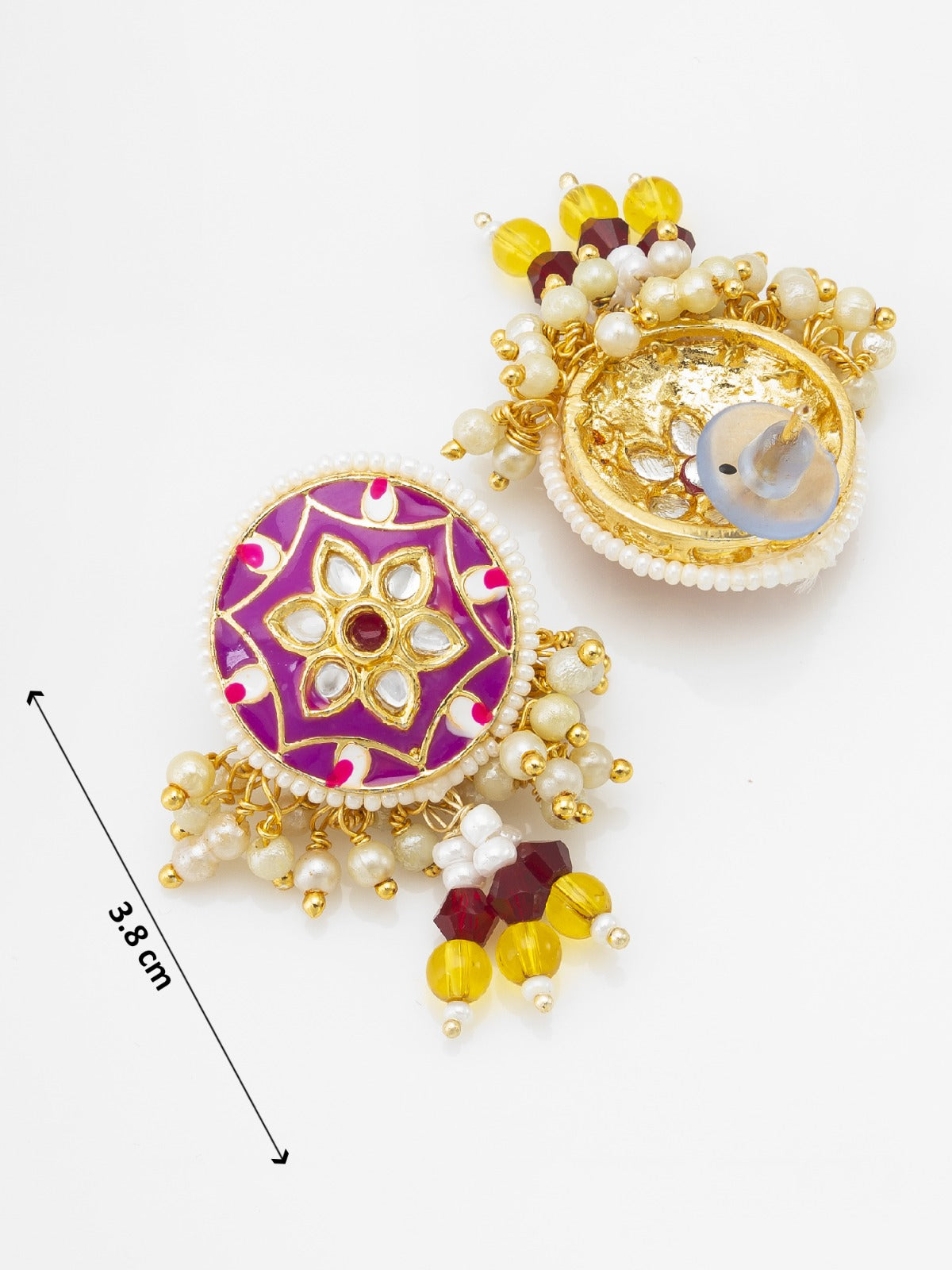 Pink Green Long necklace