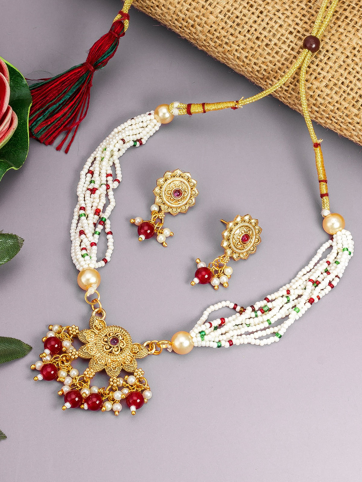 Traditional Red necklace