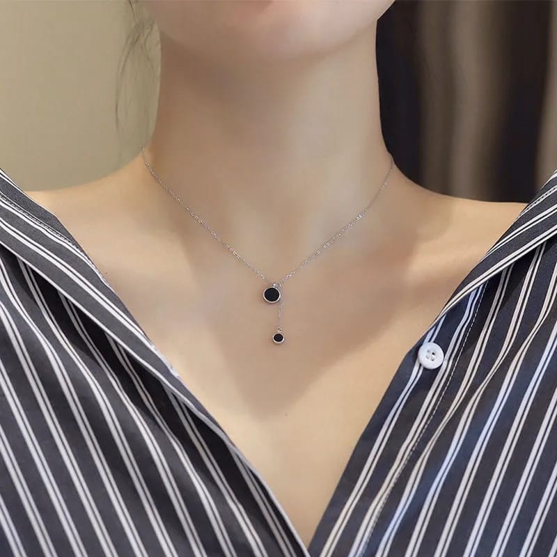 Double circle drop pendent