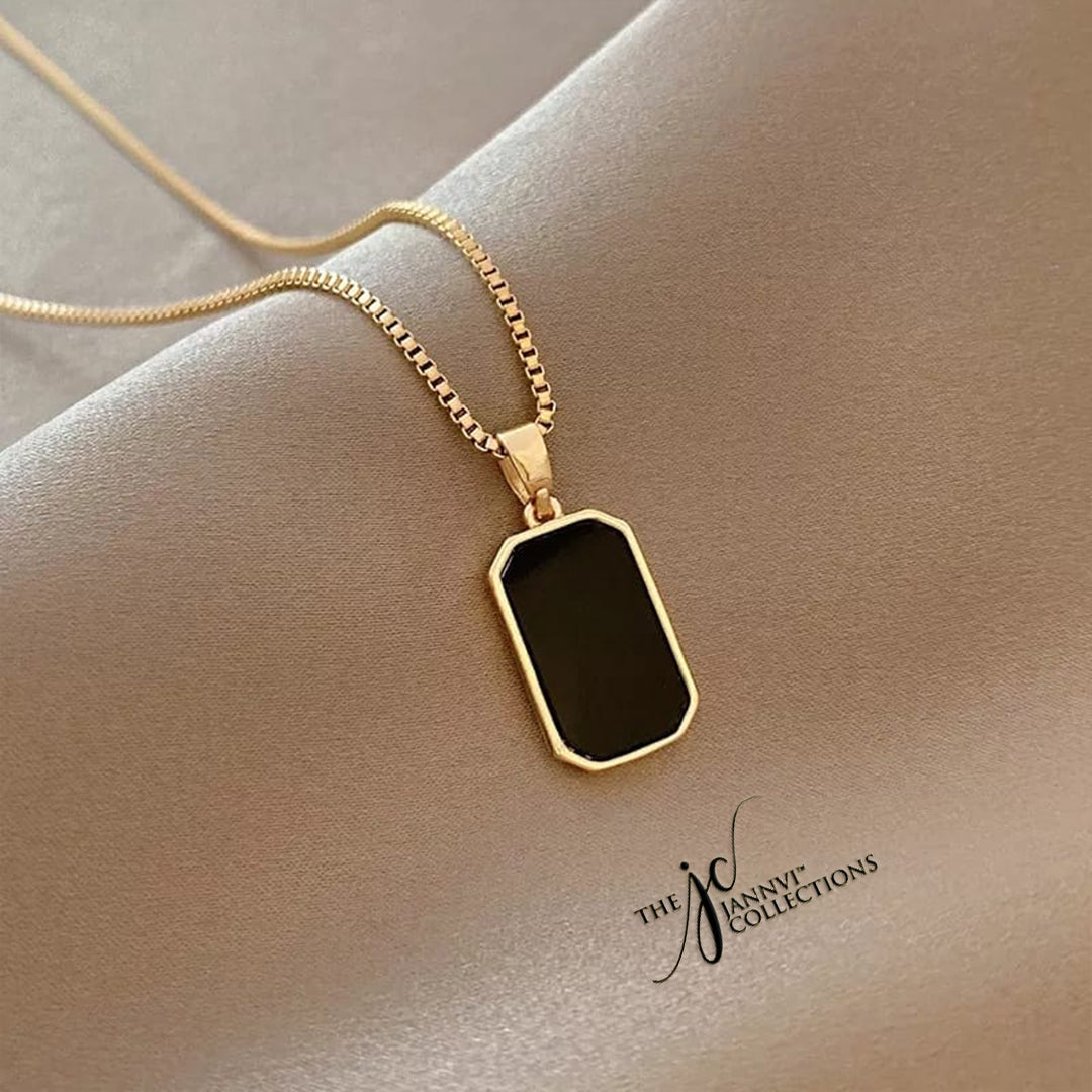 Black Stone Pendant