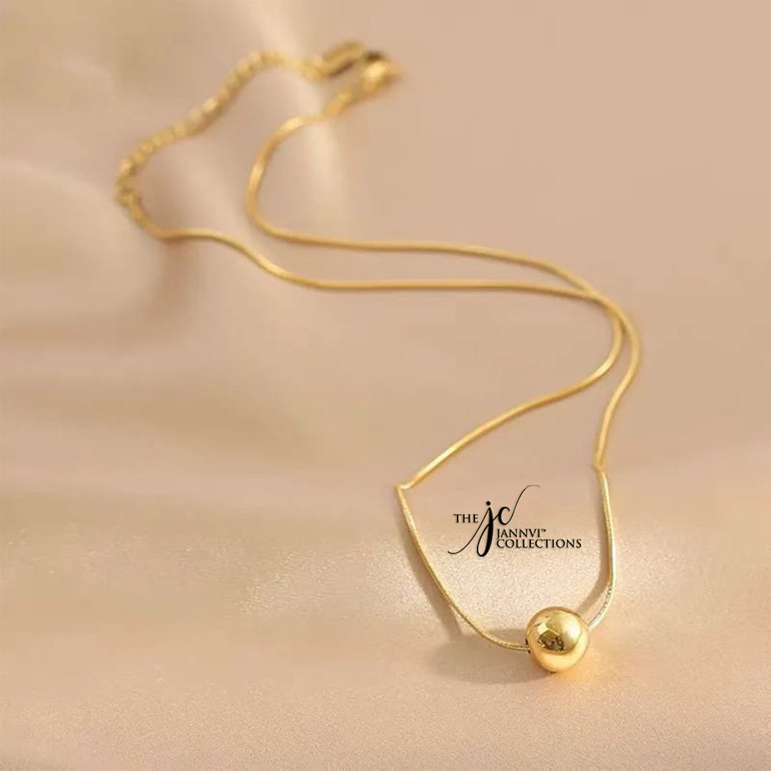Gold Ball Pendant