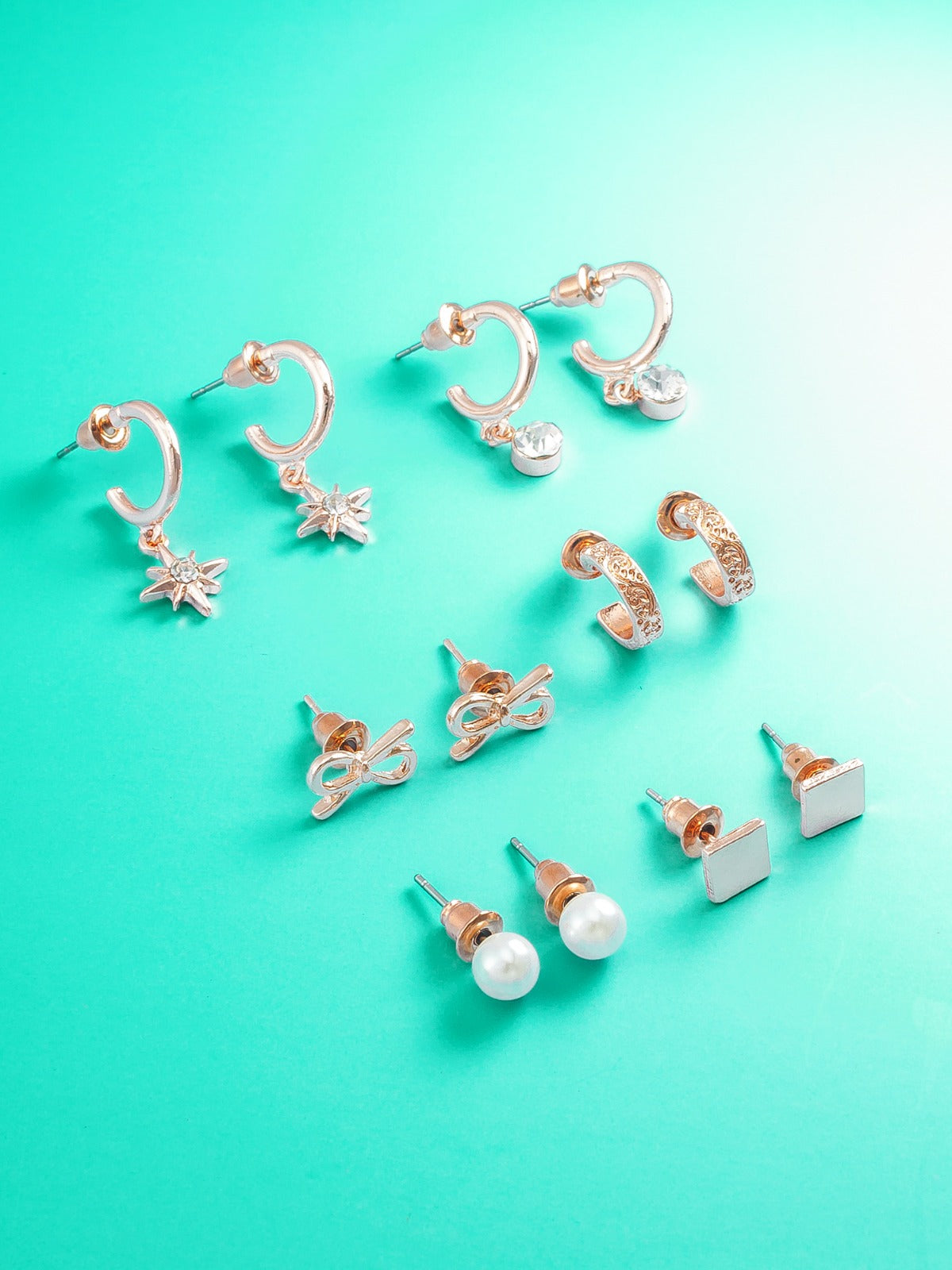 Korean Earrings Combo 6