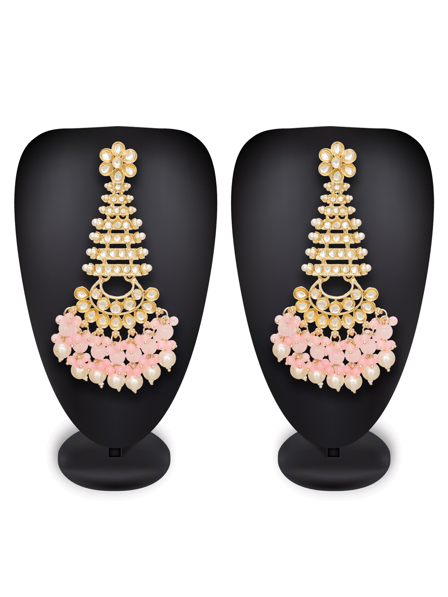 Kundan polki earrings