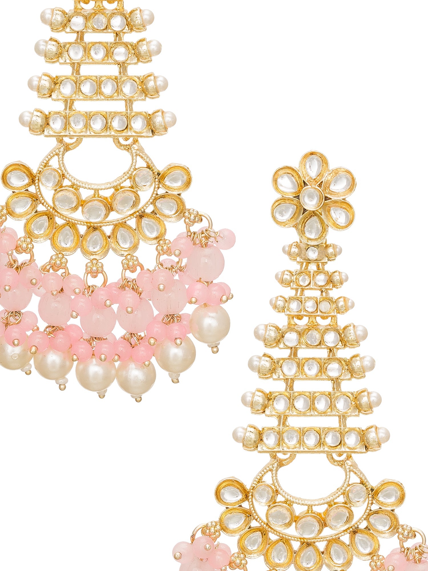 Kundan polki earrings