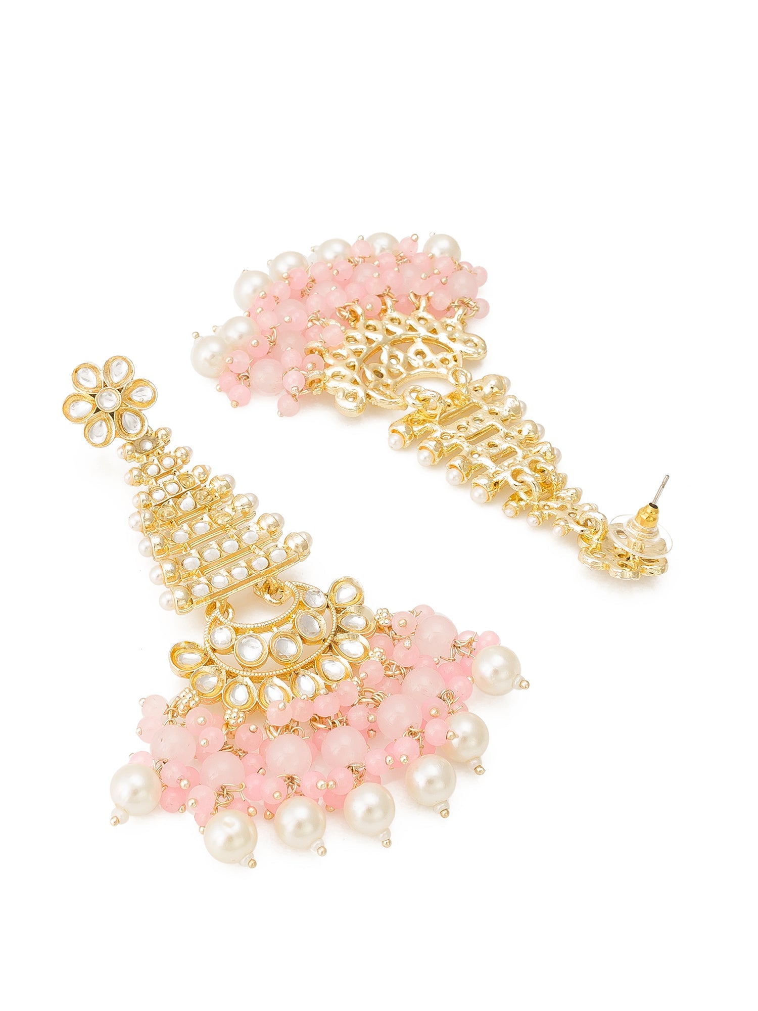 Kundan polki earrings