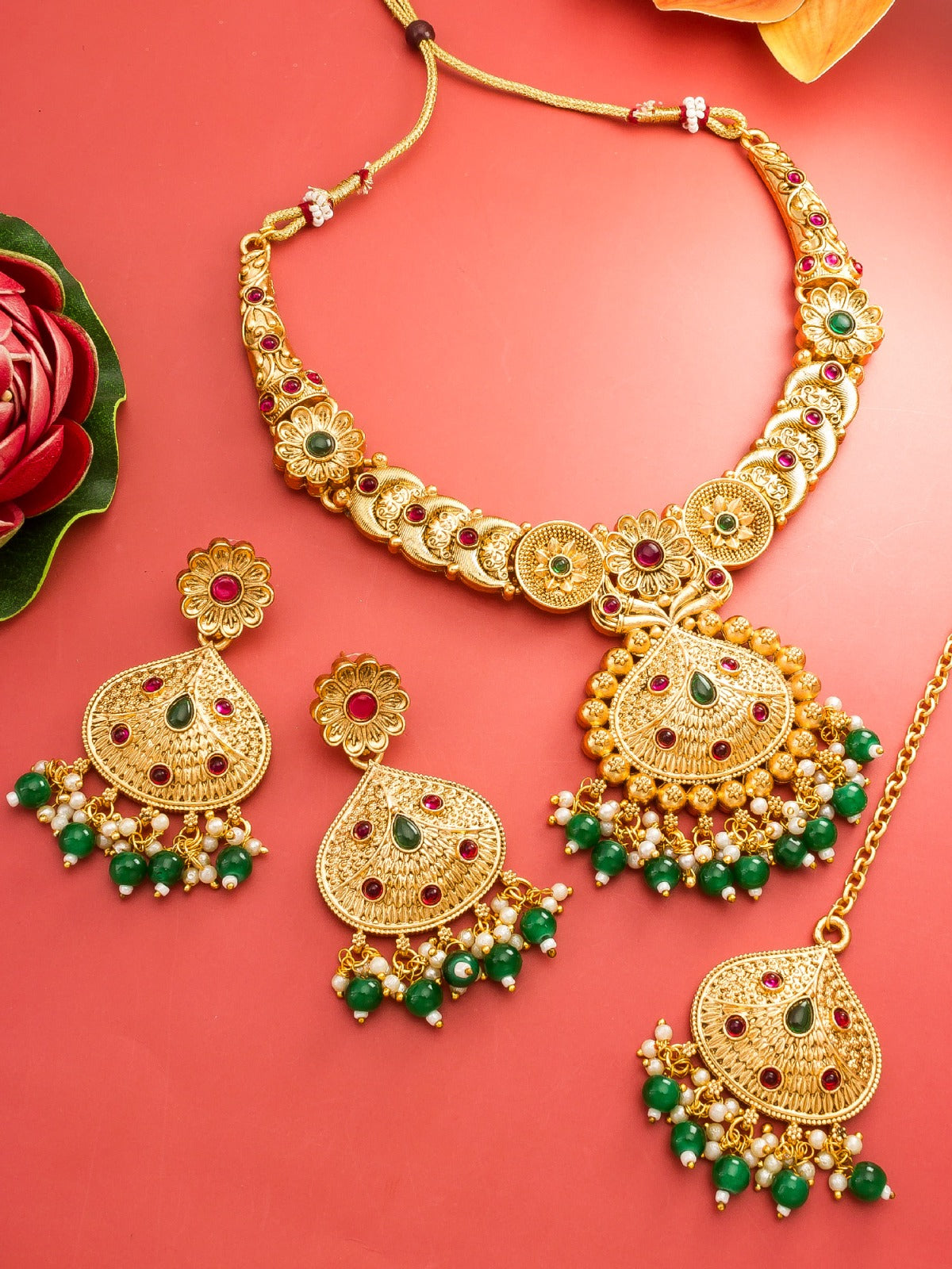 Gold plated necklace